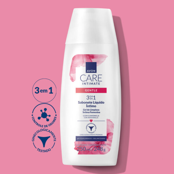 Sabonete Liquido Intimo Gentle 250ml - Imagem 2