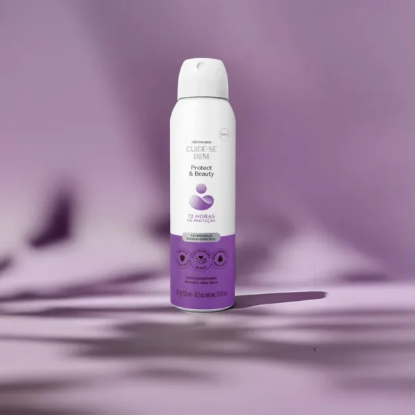 Desodorante Antitranspirante Aerosol Cuide-se Bem Protect & Beauty 90g/150ml