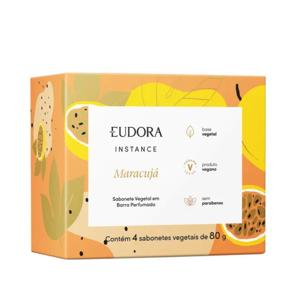 Sabonete Vegetal em Barra Perfumado Instance Maracujá 4x80g - Imagem 2