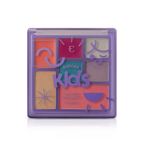 Palete de Maquiagem Multifuncional Poder Colorido Eudora Kids 7g - Imagem 3