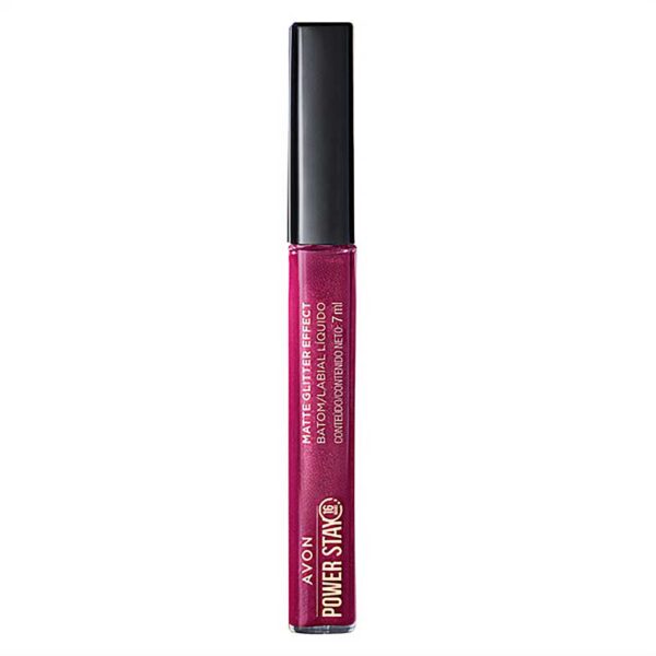 Batom Power Stay Brilho - Malva Luminoso 7ml.