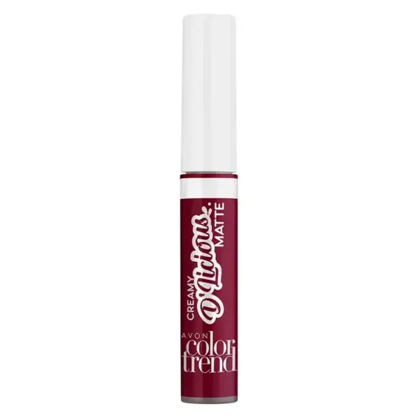 Avon Color Trend Creamy D'licious Matte Batom Líquido Red Velvet 4ml