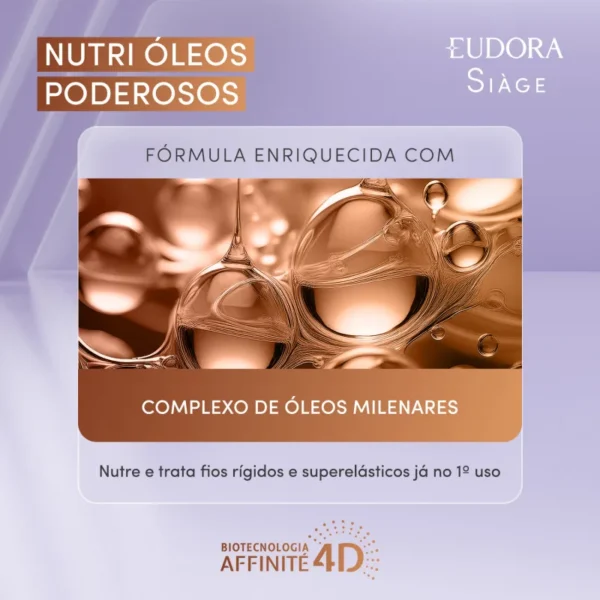 Condicionador Siàge Nutri Óleos Poderosos 200ml - Imagem 3