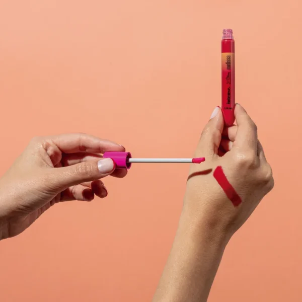 Gloss Labial Glossy Pink Intense Melissa 5,5ml - Imagem 3