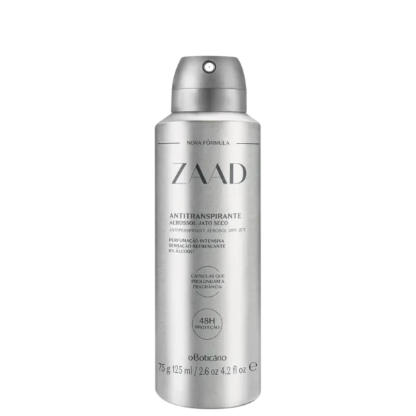 Desodorante Antitranspirante Aerossol Zaad 75g/125ml - Imagem 2