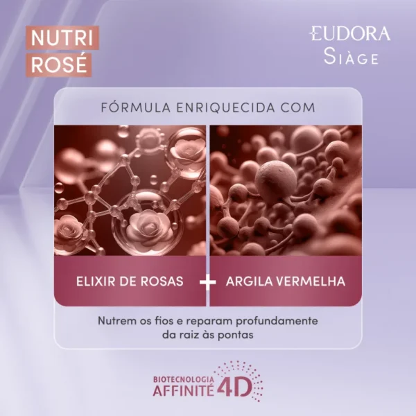 Condicionador Siàge Nutri Rosé 200ml - Imagem 3