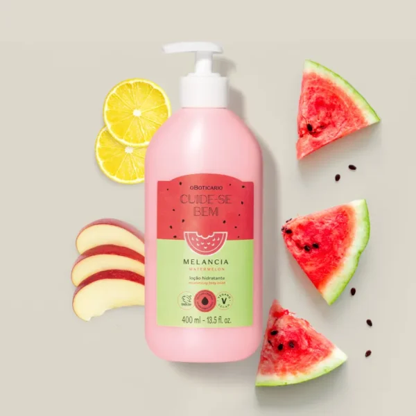 Loção Desodorante Hidratante Corporal Cuide-se Bem Melancia 400ml