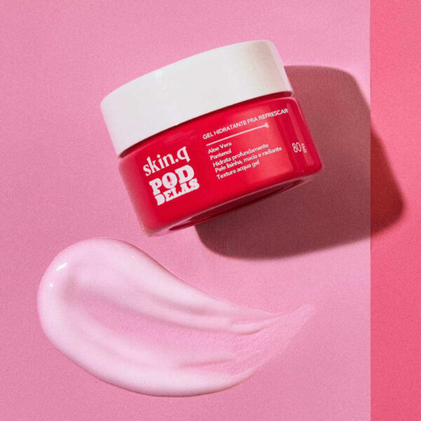 Gel Hidratante para Refrescar Facial QDB Pod Delas 80g