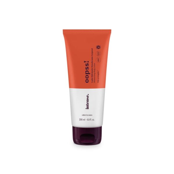 Loção Desodorante Hidratante Corporal Intense Oopss! 200ml