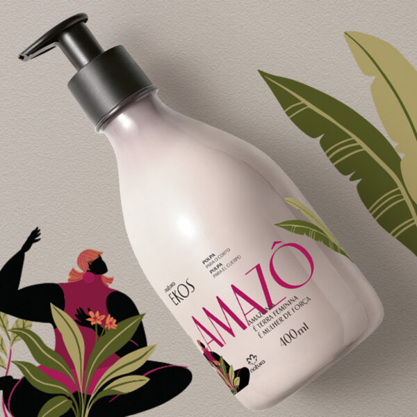 Polpa Desodorante Hidratante para o Corpo Ekos Amazô 400 ml