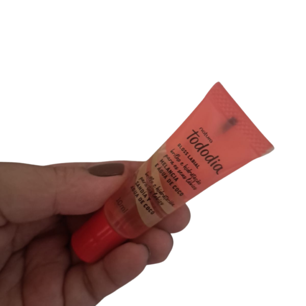 Gloss Labial Tododia Melancia e Água de Coco 10ml. - Imagem 2