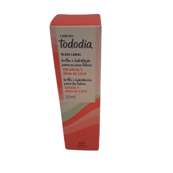 Gloss Labial Tododia Melancia e Água de Coco 10ml. - Imagem 3