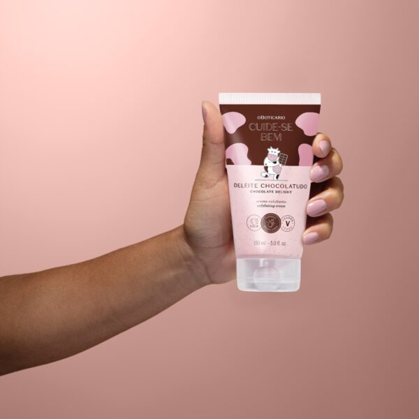 Creme Esfoliante Corporal Cuide-se Bem Deleite Chocolatudo 150ml - Imagem 2