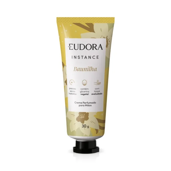 Creme Perfumado para Mãos Instance Baunilha 30g
