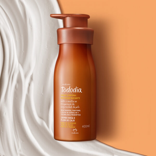 Creme Desodorante Nutrição Radiante Tododia Jambo Rosa e Flor de Caju 400 ml