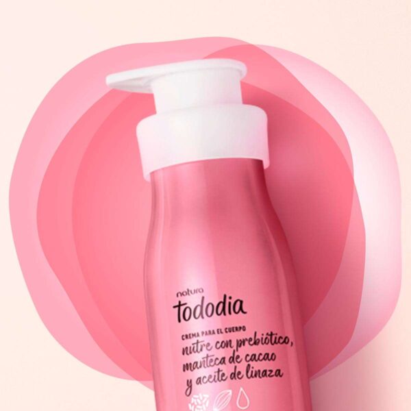 Creme Desodorante Nutritivo para o Corpo Framboesa e Pimenta Rosa Tododia 400ml - Imagem 4