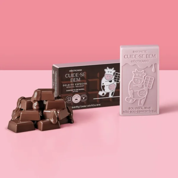 Sabonete em Barra Corporal Cuide-se Bem Deleite Chocolatudo 120g - Imagem 2