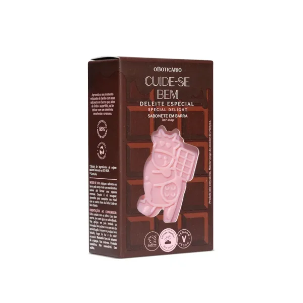 Sabonete em Barra Corporal Cuide-se Bem Deleite Chocolatudo 120g - Imagem 3