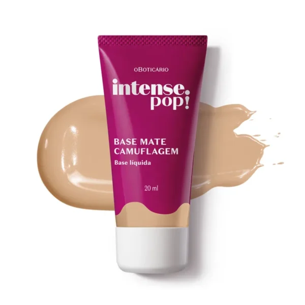 Base Mate Camuflagem Cor 140 Intense Pop! 20ml - Imagem 2