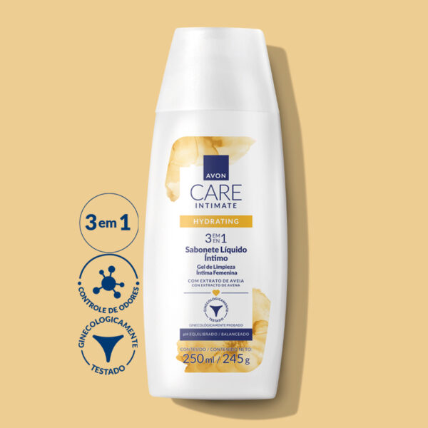 Avon Care Intimate Sab Liq Hydrat 250ml - Imagem 3