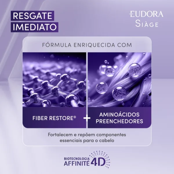 Shampoo Siàge Resgate Imediato 250ml - Imagem 3