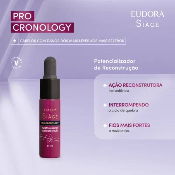 Potencializador de Reconstrução Siàge Pro Cronology 10ml - Imagem 3
