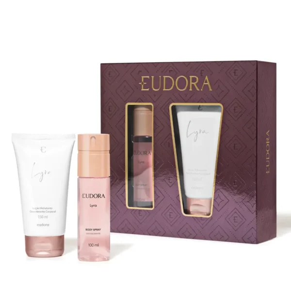 Kit Presente Body Spray Lyra 100ml + Loção Hidratante Lyra 150ml