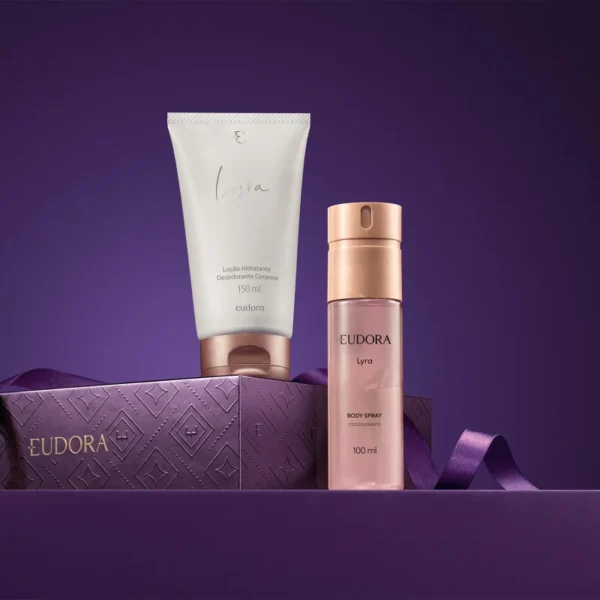 Kit Presente Body Spray Lyra 100ml + Loção Hidratante Lyra 150ml - Imagem 2