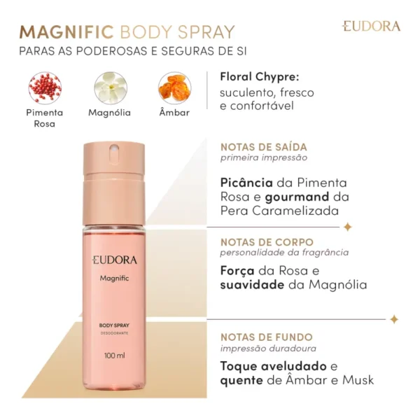 Desodorante Body Spray Magnific 100ml - Imagem 2