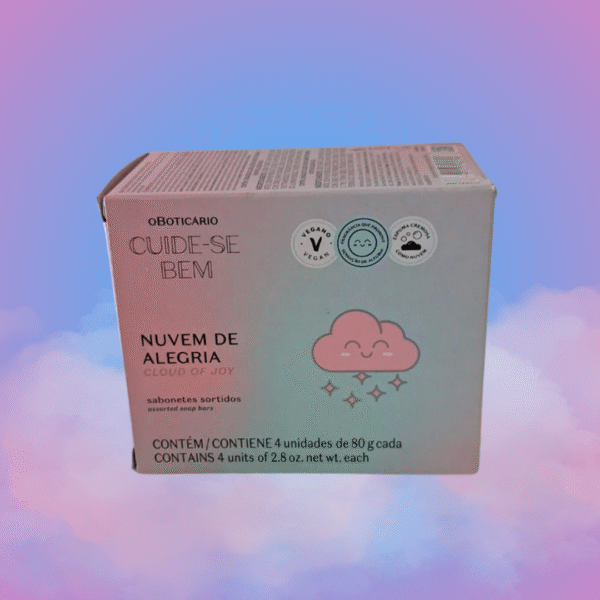Kit Sabonetes Sortidos Cuide-se Bem Nuvem de Alegria 4x80g