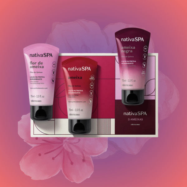 Mini Kit Presente Nativa Spa Ameixa (3 itens)