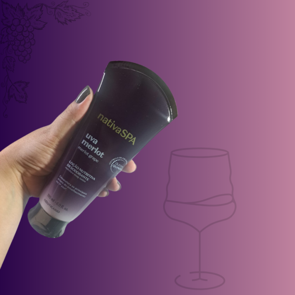 Loção Nutritiva Desodorante Nativa Spa Uva Merlot 180ml - Imagem 2
