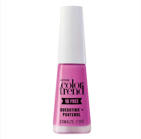 Esmalte Color Trend 10 Free Bala de Uva 7ml.