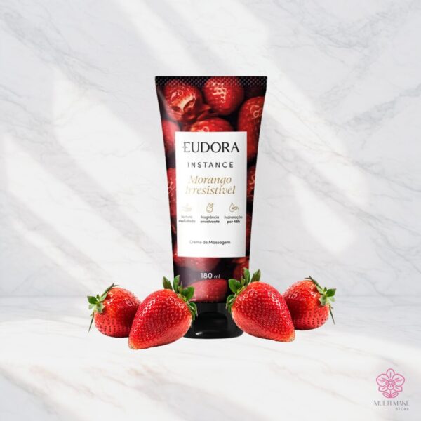 Creme de Massagem Instance Morango Irresistível 180ml