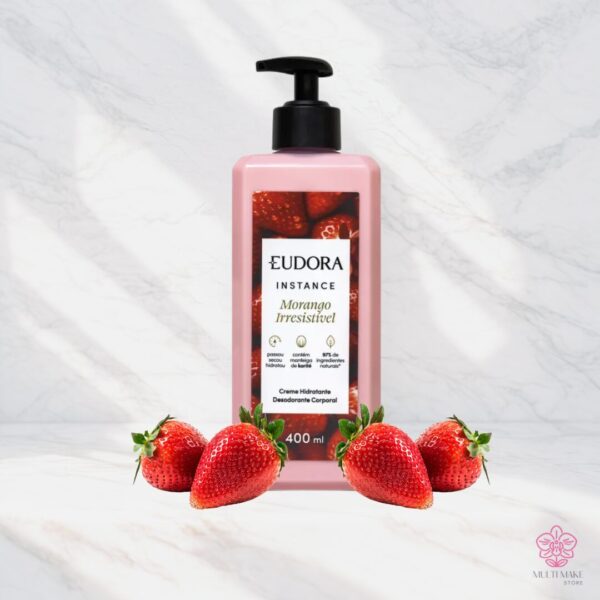 Creme Hidratante Desodorante Corporal Instance Morango Irresistível 400ml