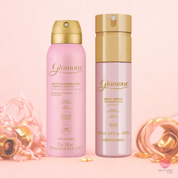 Combo Glamour: Body Spray 100ml + Desodorante Antitranspirante 75g/125ml