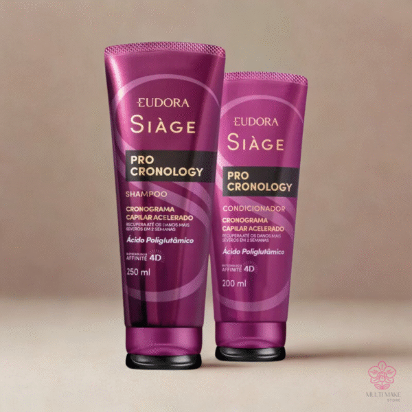 Combo Siàge Pro Cronology: Shampoo 250ml + Condicionador 200ml