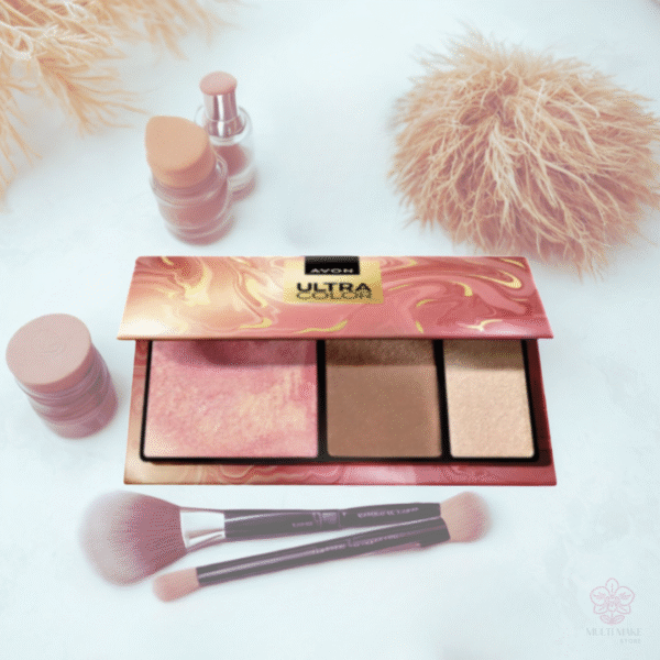 Avon Ultra Color - Paleta Facial Multifuncional Em Pó 3 Em 1  3,8g