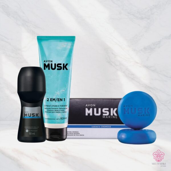 Kit Presente Musk Marine (3 itens)