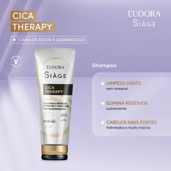 Shampoo Siàge Cica-Therapy 250ml - Imagem 2