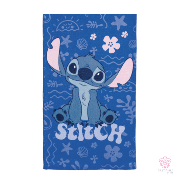 Pano De Copa Stitch Azul Escuro
