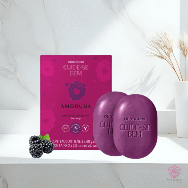 Kit Sabonetes Em Barra Cuide-se Bem Amoruda 2x80g