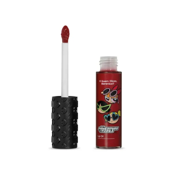 Lip Oil Vermelho Me Sigam Meninas QDB As Meninas Super Poderosas 9,5ml - Imagem 3