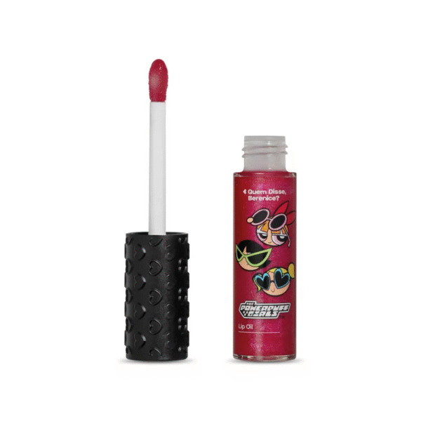 Lip Oil Rosa Podemos Ser Duronas QDB As Meninas Super Poderosas 9,5ml - Imagem 3