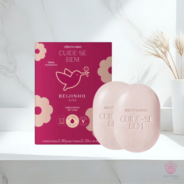 Kit Sabonetes Em Barra Cuide-se Bem Beijinho 2x80g cada