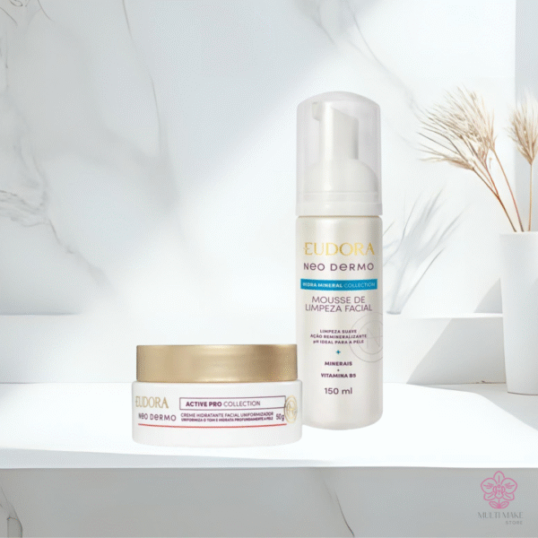 Combo Neo Dermo: Hidratante Uniformizador Active Pro 50g + Mousse Micelar 150ml